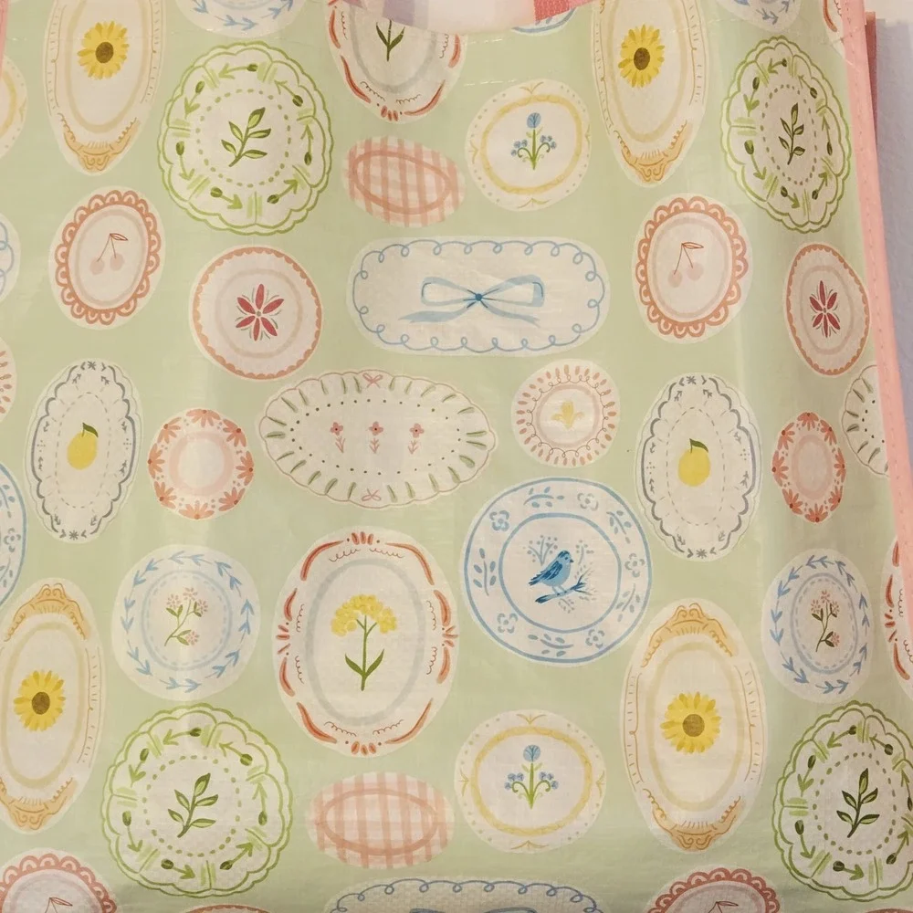 Flowers Floral Plates Ceramic Molds Mold Wall Decor Design Gift Bag TJMaxx